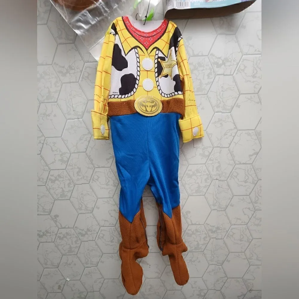 New Disney Pixar Halloween dress up Toy Story Woody costume.